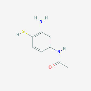 molecular formula C8H10N2OS B8733564 N-(3-Amino-4-sulfanylphenyl)acetamide CAS No. 108018-02-6
