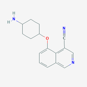 5-((Cis-4-aminocyclohexyl)oxy)isoquinoline-4-carbonitrile