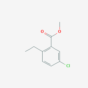 molecular formula C10H11ClO2 B8733614 Methyl 5-chloro-2-ethylbenzoate 