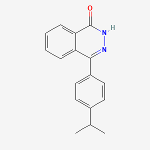 molecular formula C17H16N2O B8733654 4-(4-Isopropylphenyl)phthalazin-1(2H)-one 