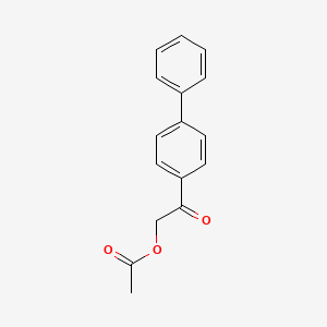 B8733743 2-(Biphenyl-4-yl)-2-oxoethyl acetate CAS No. 4376-27-6