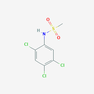 molecular formula C7H6Cl3NO2S B8733826 N-(2,4,5-trichlorophenyl)methanesulfonamide 