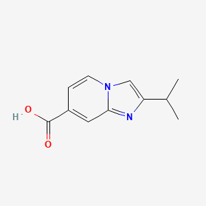 molecular formula C11H12N2O2 B8733838 Isopropylimidazo[1,2-a]pyridine-7-carboxylic acid 