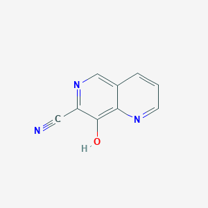 8-Hydroxy-1,6-naphthyridine-7-carbonitrile