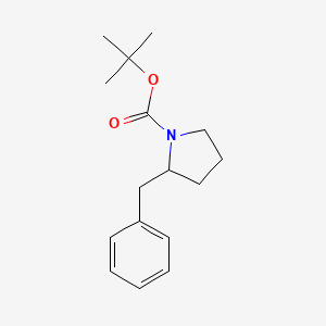 molecular formula C16H23NO2 B8733849 2-Benzylpyrrolidine-1-carboxylic acid tert-butyl ester 
