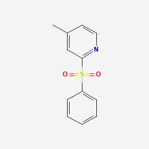 2-Benzenesulfonyl-4-methylpyridine