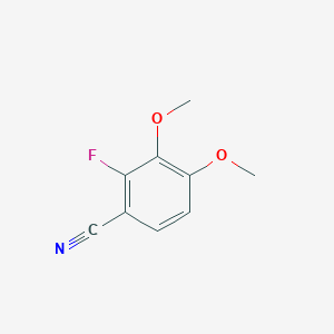 molecular formula C9H8FNO2 B8734115 2-Fluoro-3,4-dimethoxybenzonitrile 