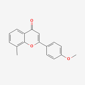 molecular formula C17H14O3 B8734129 4'-Methoxy-8-methylflavone 