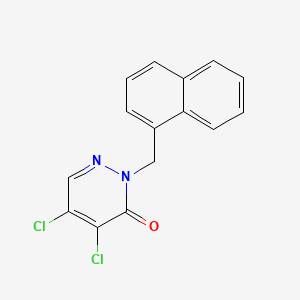 4,5-dichloro-2-naphthalen-1-ylmethyl-2H-pyridazin-3-one