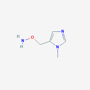 O-[(1-Methyl-1H-imidazol-5-yl)methyl]hydroxylamine