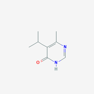 molecular formula C8H12N2O B8734184 4-Hydroxy-5-isopropyl-6-methylpyrimidine 