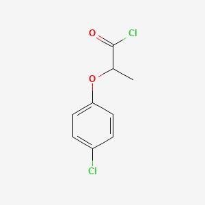 molecular formula C9H8Cl2O2 B8734227 2-(4-chlorophenoxy)propanoyl Chloride 