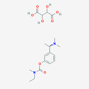 molecular formula C18H28N2O8 B8734297 Rivastigmine tartrate 