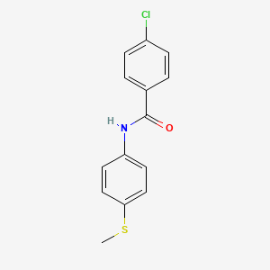 4-Chloro-N-[4-(methylthio)phenyl]benzamide