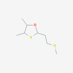 4,5-DIMETHYL-2-(2-(METHYLTHIO)ETHYL)-1,3-OXATHIOLANE