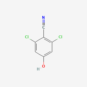 molecular formula C7H3Cl2NO B8734370 2,6-Dichloro-4-hydroxybenzonitrile CAS No. 3336-19-4
