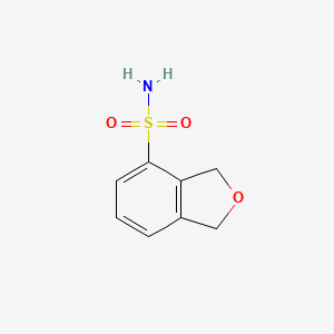 molecular formula C8H9NO3S B8734397 1,3-Dihydroisobenzofuran-4-sulfonamide 