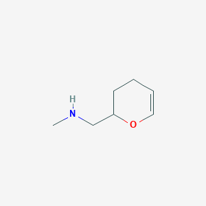 molecular formula C7H13NO B8734443 (3,4-Dihydro-2H-pyran-2-ylmethyl)-methyl-amine 