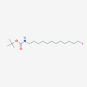 molecular formula C17H34INO2 B8734448 12-(Boc-amino)-1-dodecyl iodine 
