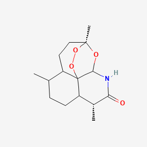 (1S,8S,9R)-1,5,9-trimethyl-14,15,16-trioxa-11-azatetracyclo[10.3.1.04,13.08,13]hexadecan-10-one