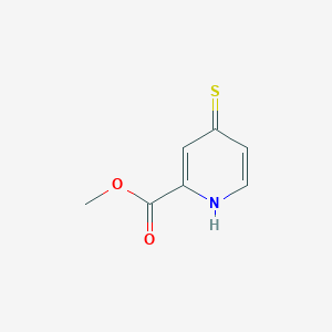 molecular formula C7H7NO2S B8734498 Methyl 4-sulfanylidene-1,4-dihydropyridine-2-carboxylate CAS No. 114070-52-9
