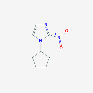 molecular formula C8H11N3O2 B8734531 1-cyclopentyl-2-nitro-1H-imidazole 