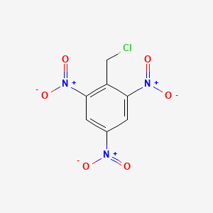molecular formula C7H4ClN3O6 B8734647 2-(Chloromethyl)-1,3,5-trinitrobenzene CAS No. 7176-28-5