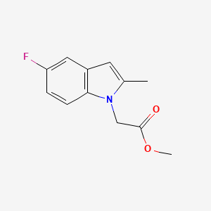 Methyl 2-(5-fluoro-2-methyl-1H-indol-1-yl)acetate
