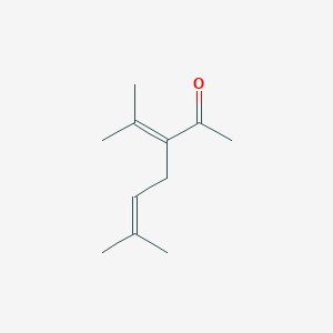 molecular formula C11H18O B8734744 3-Isopropylidene-6-methyl-5-hepten-2-one CAS No. 2520-63-0