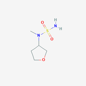 molecular formula C5H12N2O3S B8734750 N-methyl-N-(tetrahydrofuran-3-yl)sulfamide CAS No. 918621-30-4