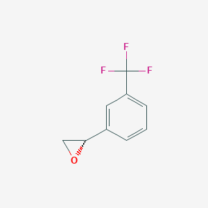 molecular formula C9H7F3O B8734780 (R)-2-(3-(Trifluoromethyl)phenyl)oxirane 