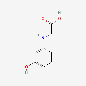 B8734847 Glycine, N-(3-hydroxyphenyl)- CAS No. 56797-33-2