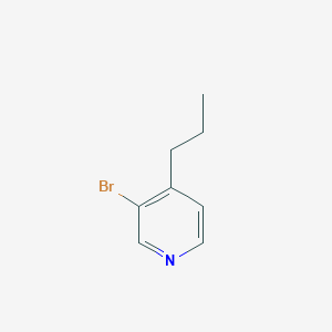 molecular formula C8H10BrN B8734928 3-Bromo-4-propylpyridine CAS No. 125419-93-4