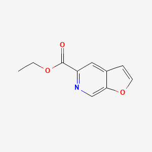 molecular formula C10H9NO3 B8734931 Ethyl furo[2,3-c]pyridine-5-carboxylate 