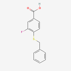 4-(Benzylthio)-3-fluorobenzoic acid