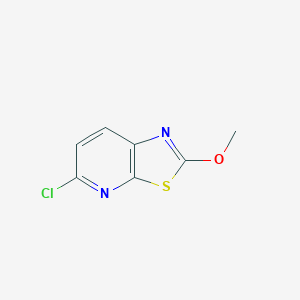 molecular formula C7H5ClN2OS B8735015 5-Chloro-2-methoxy[1,3]thiazolo[5,4-b]pyridine 