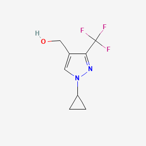 (1-Cyclopropyl-3-(trifluoromethyl)-1H-pyrazol-4-yl)methanol