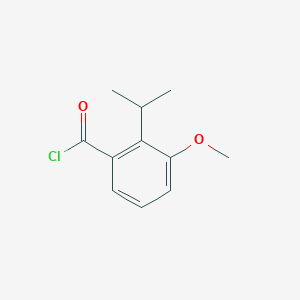 B8735031 3-Methoxy-2-(propan-2-yl)benzoyl chloride CAS No. 440123-70-6