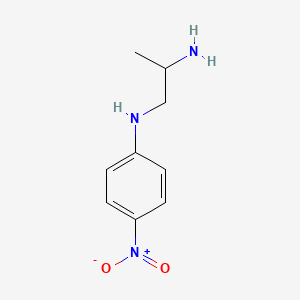molecular formula C9H13N3O2 B8735051 1,2-Propanediamine, N-(4-nitrophenyl)- CAS No. 138203-35-7