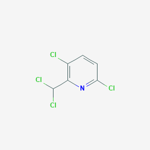 molecular formula C6H3Cl4N B8735067 3,6-Dichloro-2-(dichloromethyl)pyridine CAS No. 114431-95-7