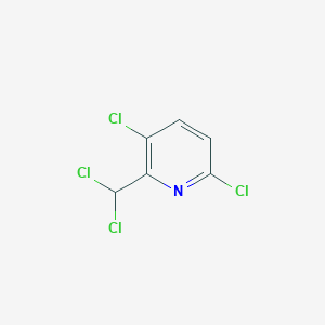 B8735067 3,6-Dichloro-2-(dichloromethyl)pyridine CAS No. 114431-95-7