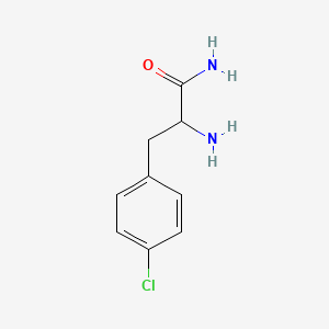 molecular formula C9H11ClN2O B8735070 2-Amino-3-(4-chlorophenyl)propanamide 