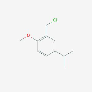 molecular formula C11H15ClO B8735079 2-(Chloromethyl)-1-methoxy-4-(propan-2-yl)benzene CAS No. 22252-69-3