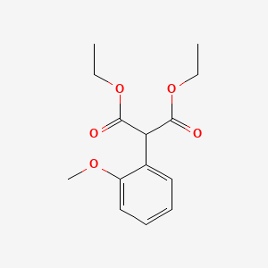 molecular formula C14H18O5 B8735083 Diethyl 2-(2-methoxyphenyl)malonate 