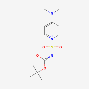 (tert-butoxycarbonyl){[4-(dimethyliminio)pyridin-1(4H)-yl]sulfonyl}azanide