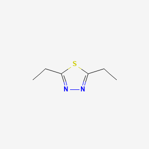 molecular formula C6H10N2S B8735119 2,5-Diethyl-1,3,4-thiadiazole 