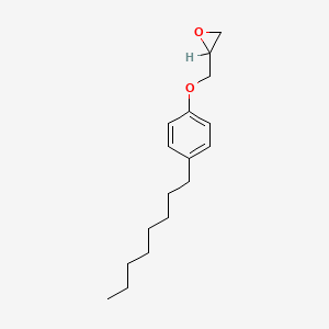 molecular formula C17H26O2 B8735146 ((p-Octylphenoxy)methyl)oxirane CAS No. 4223-17-0