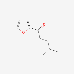 molecular formula C10H14O2 B8735156 1-Pentanone, 1-(2-furanyl)-4-methyl- CAS No. 78072-59-0