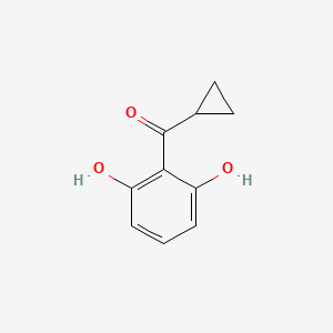 molecular formula C10H10O3 B8735185 Cyclopropyl-(2,6-dihydroxy-phenyl)-methanone 