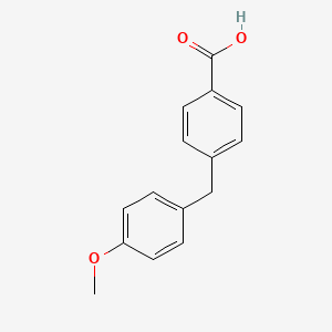 molecular formula C15H14O3 B8735228 4-(4-Methoxybenzyl)benzoic acid CAS No. 67205-89-4